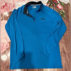 Men’s under Armour blue quarter zip